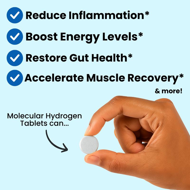 Molecular Hydrogen Tablets Antioxidant Support + Deep Hydration
